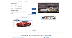 Desktop Screenshot of carmenitafordparts.com